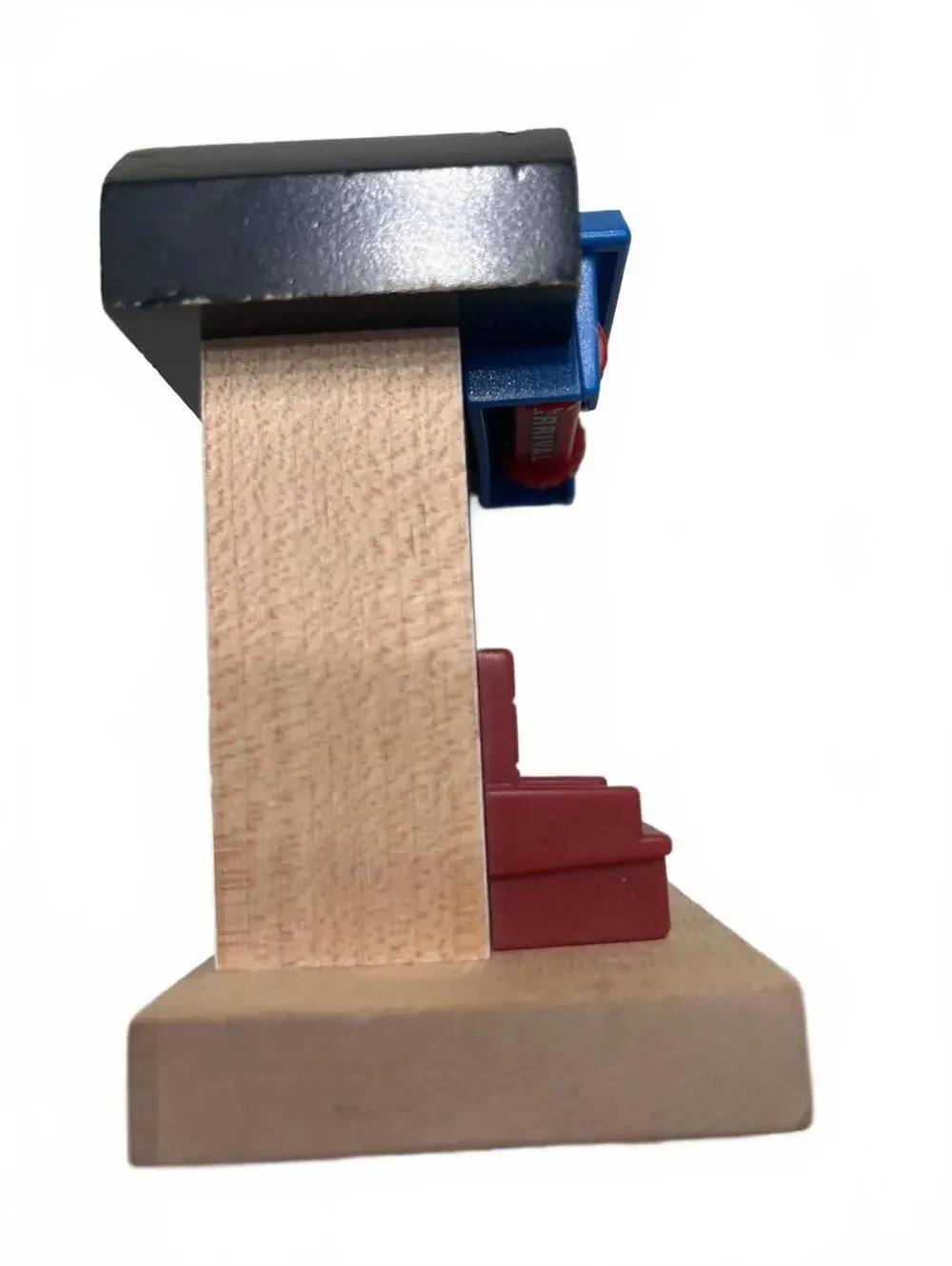 Ticket Booth Station Thomas & Friends Wooden Railway Departure Sign with Bench